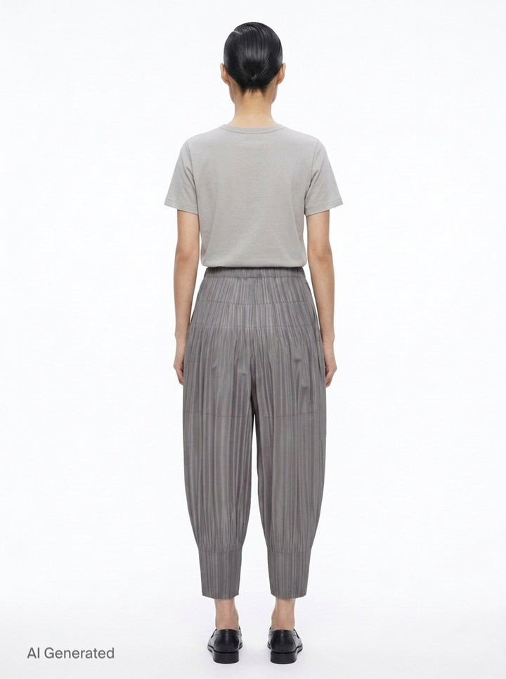 Fluffy Basics Pleated Pants | Pleats Please Issey Miyake | Club21 - back