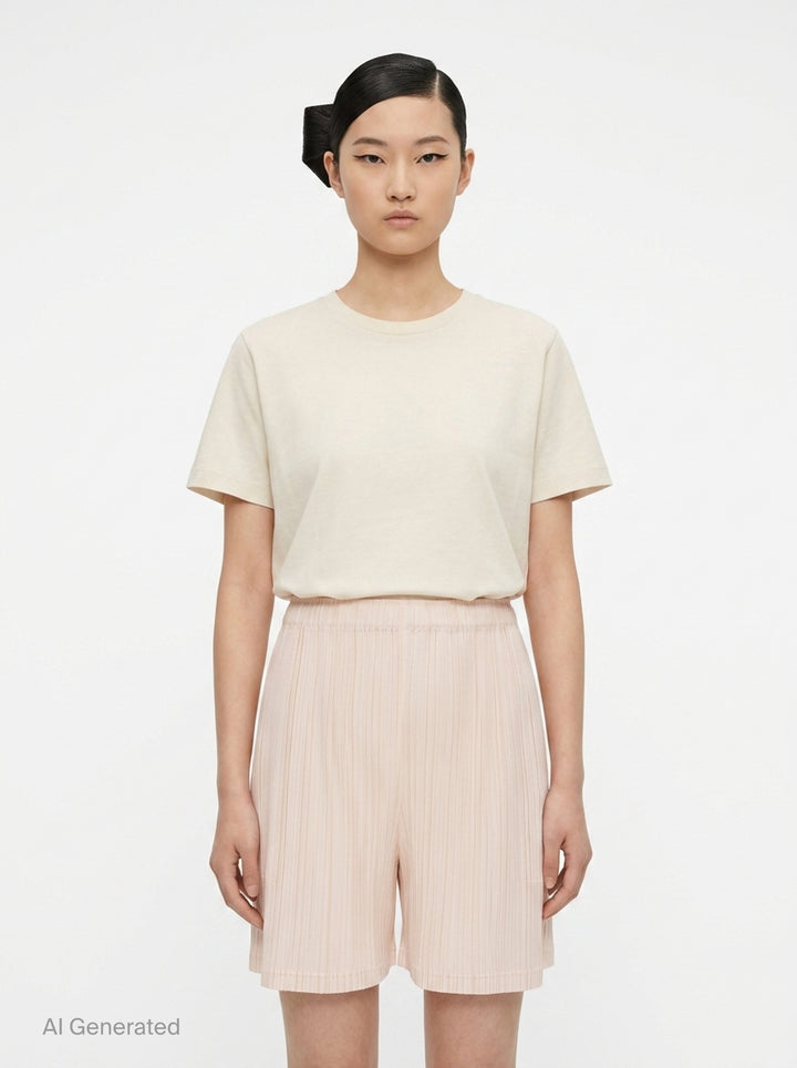 Loop Pleated Shorts | Pleats Please Issey Miyake | Club21 - front