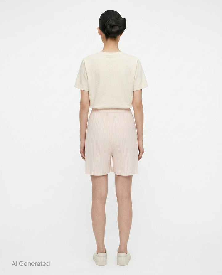 Loop Pleated Shorts | Pleats Please Issey Miyake | Club21 - back