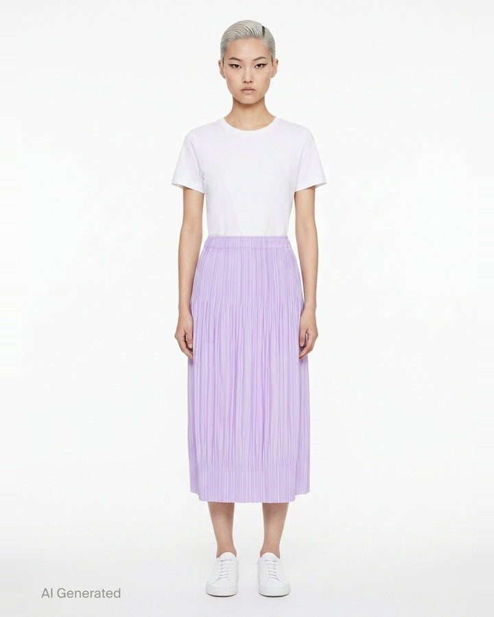 Opaque Bottoms | Pleats Please Issey Miyake | Club21 - front