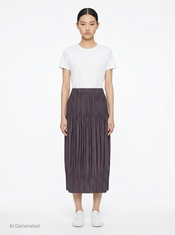 Opaque Bottoms | Pleats Please Issey Miyake | Club21 - front