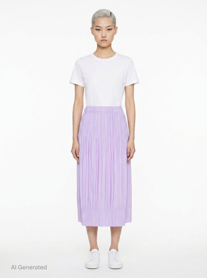 Opaque Bottoms | Pleats Please Issey Miyake | Club21 - front