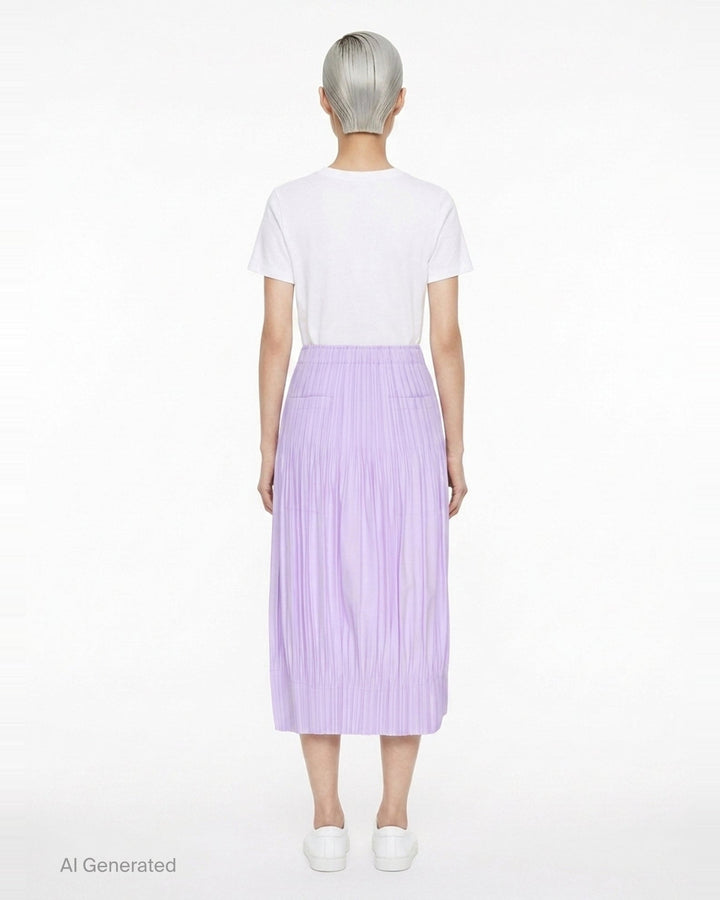 Opaque Bottoms | Pleats Please Issey Miyake | Club21 - back