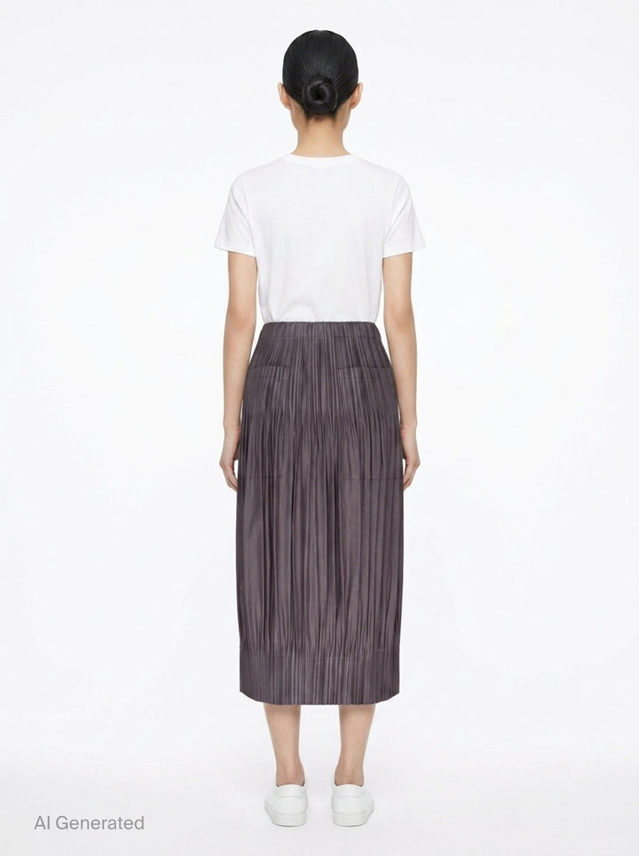 Opaque Bottoms | Pleats Please Issey Miyake | Club21 - back