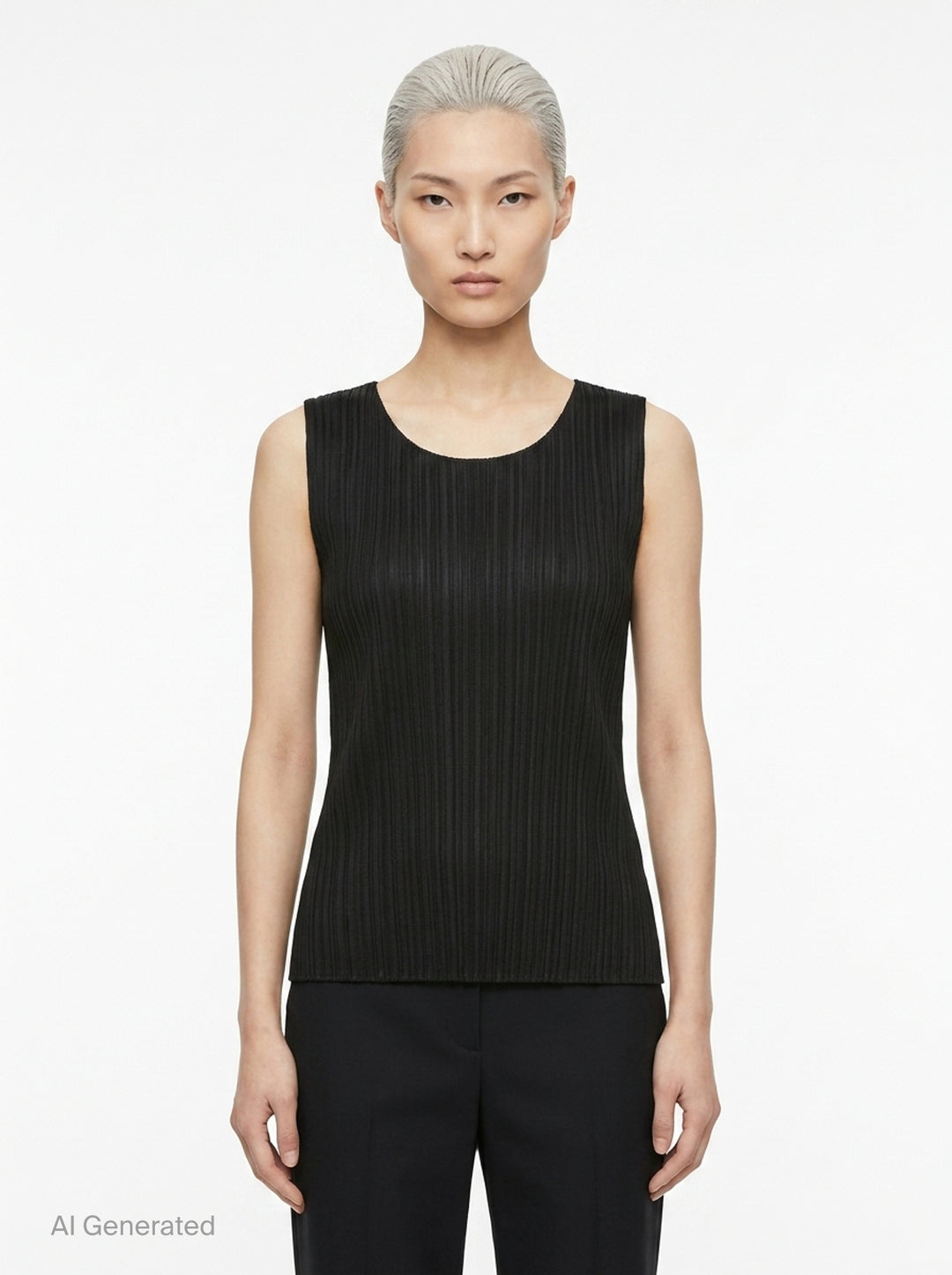 Pleated Basic Tank Top | Pleats Please Issey Miyake | Club21 - front