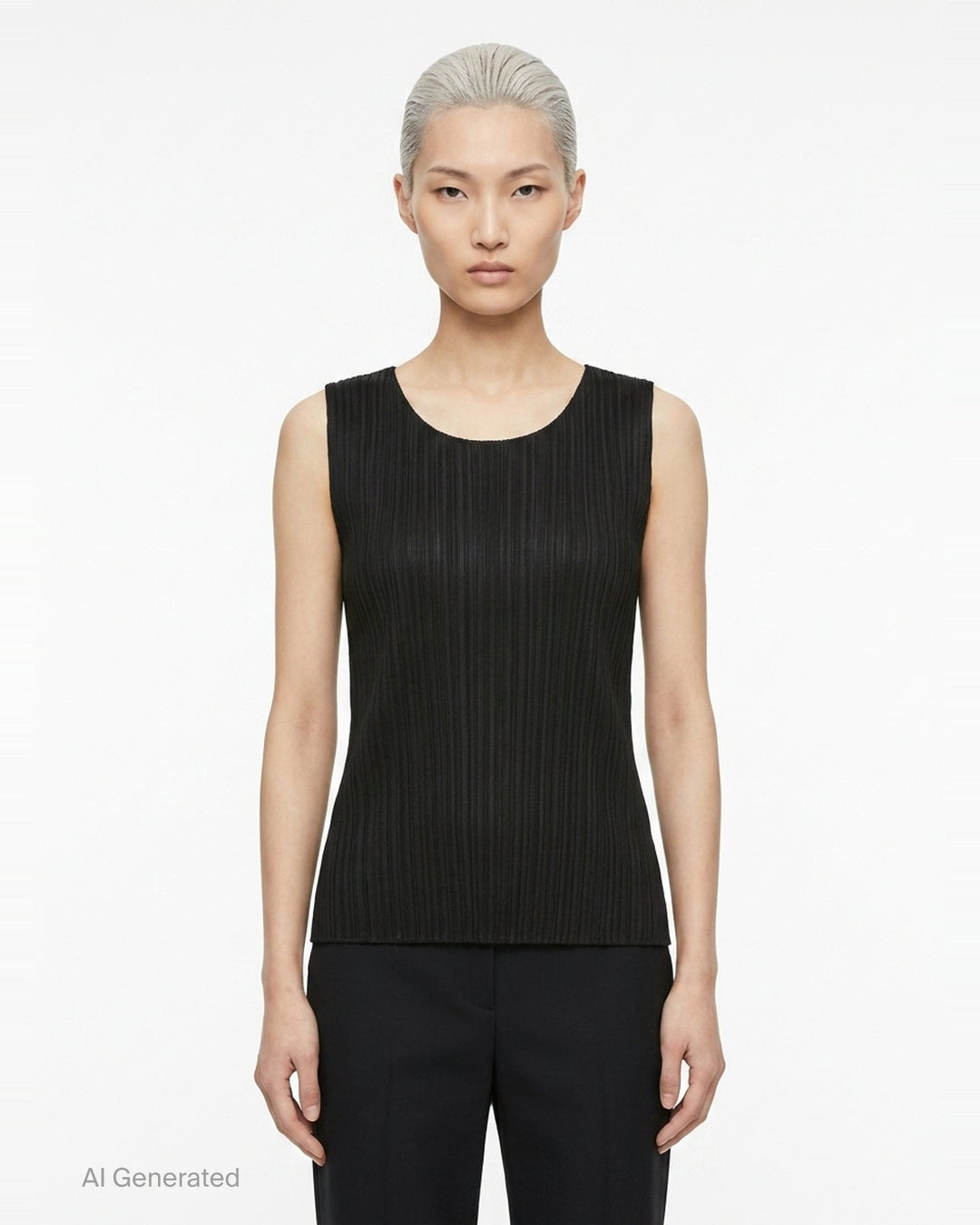 Pleated Basic Tank Top | Pleats Please Issey Miyake | Club21 - front