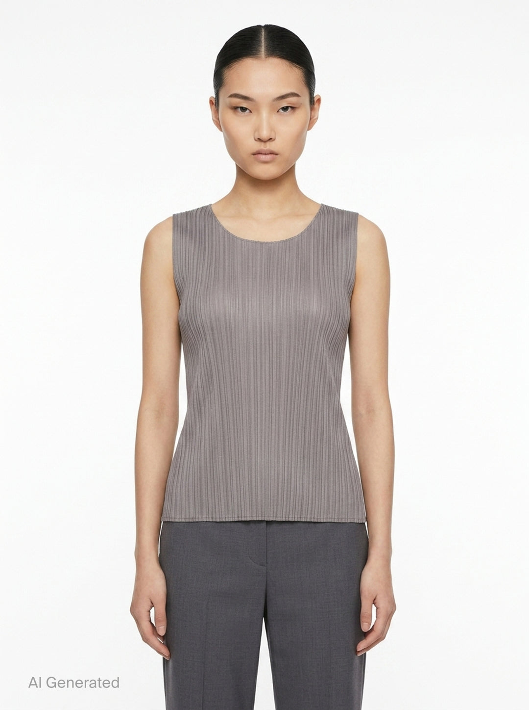 Pleated Basic Tank Top | Pleats Please Issey Miyake | Club21 - front