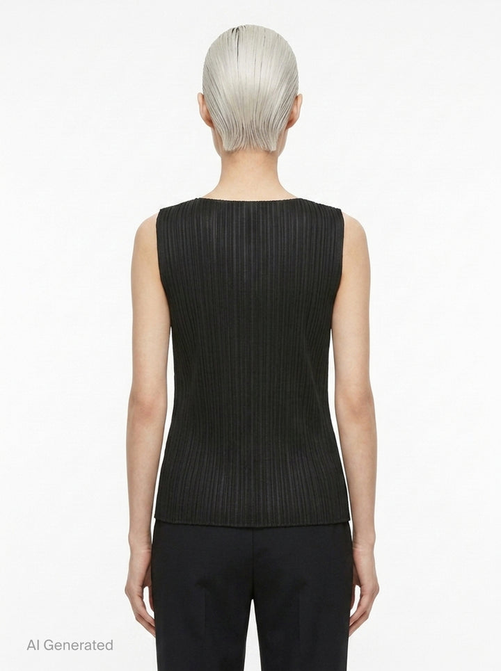 Pleated Basic Tank Top | Pleats Please Issey Miyake | Club21 - back