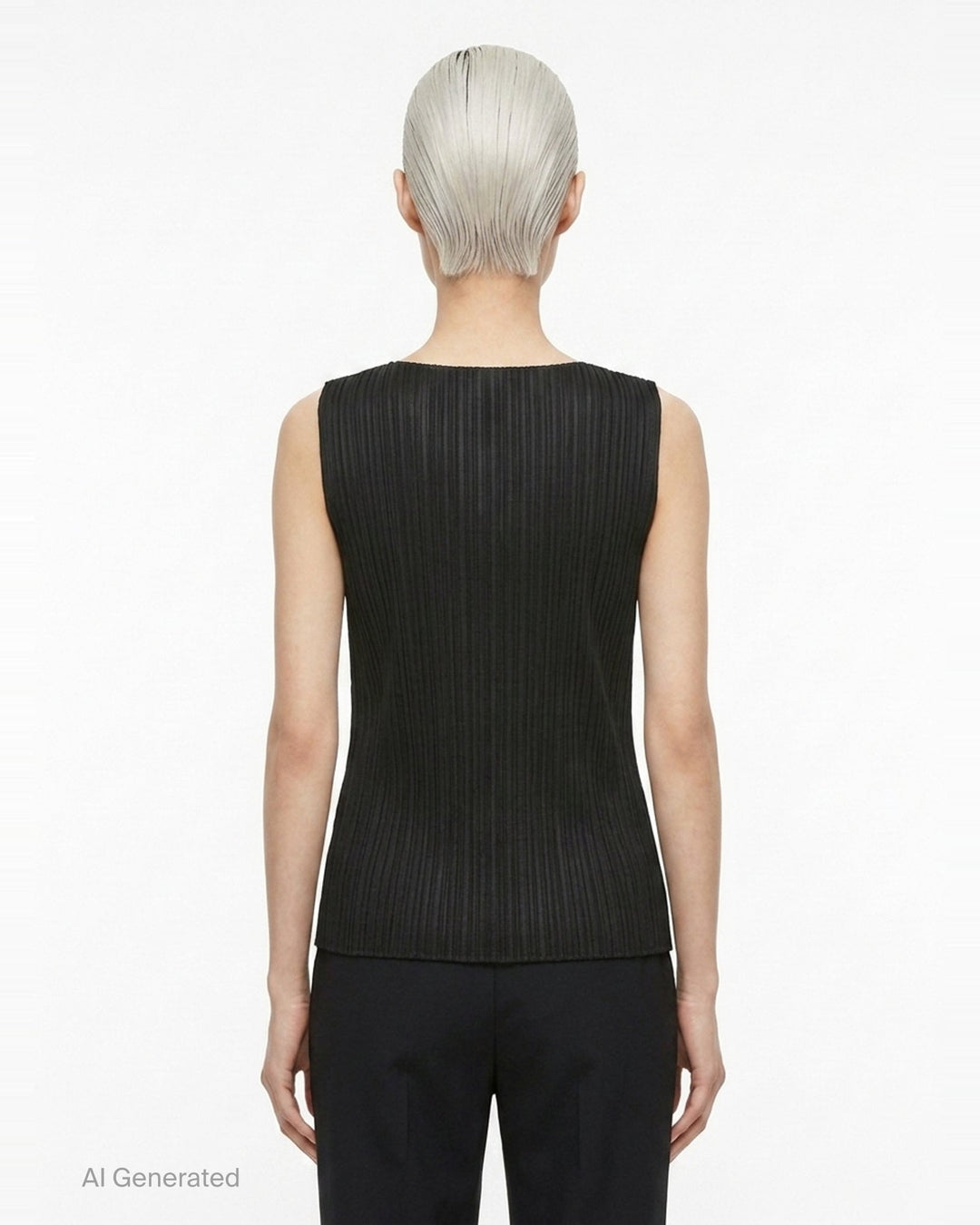 Pleated Basic Tank Top | Pleats Please Issey Miyake | Club21 - back