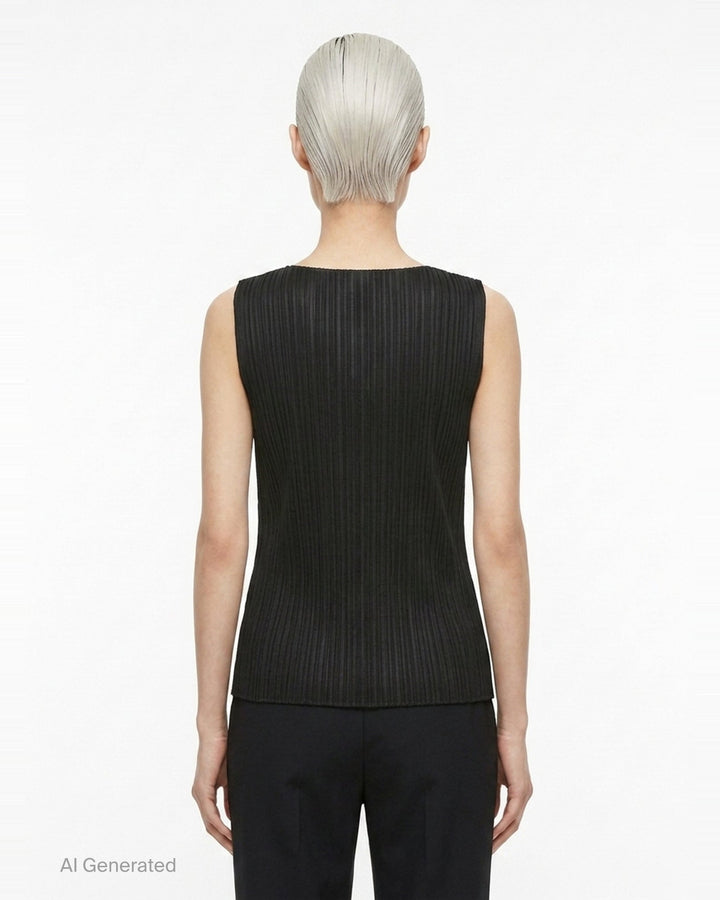 Pleated Basic Tank Top | Pleats Please Issey Miyake | Club21 - back