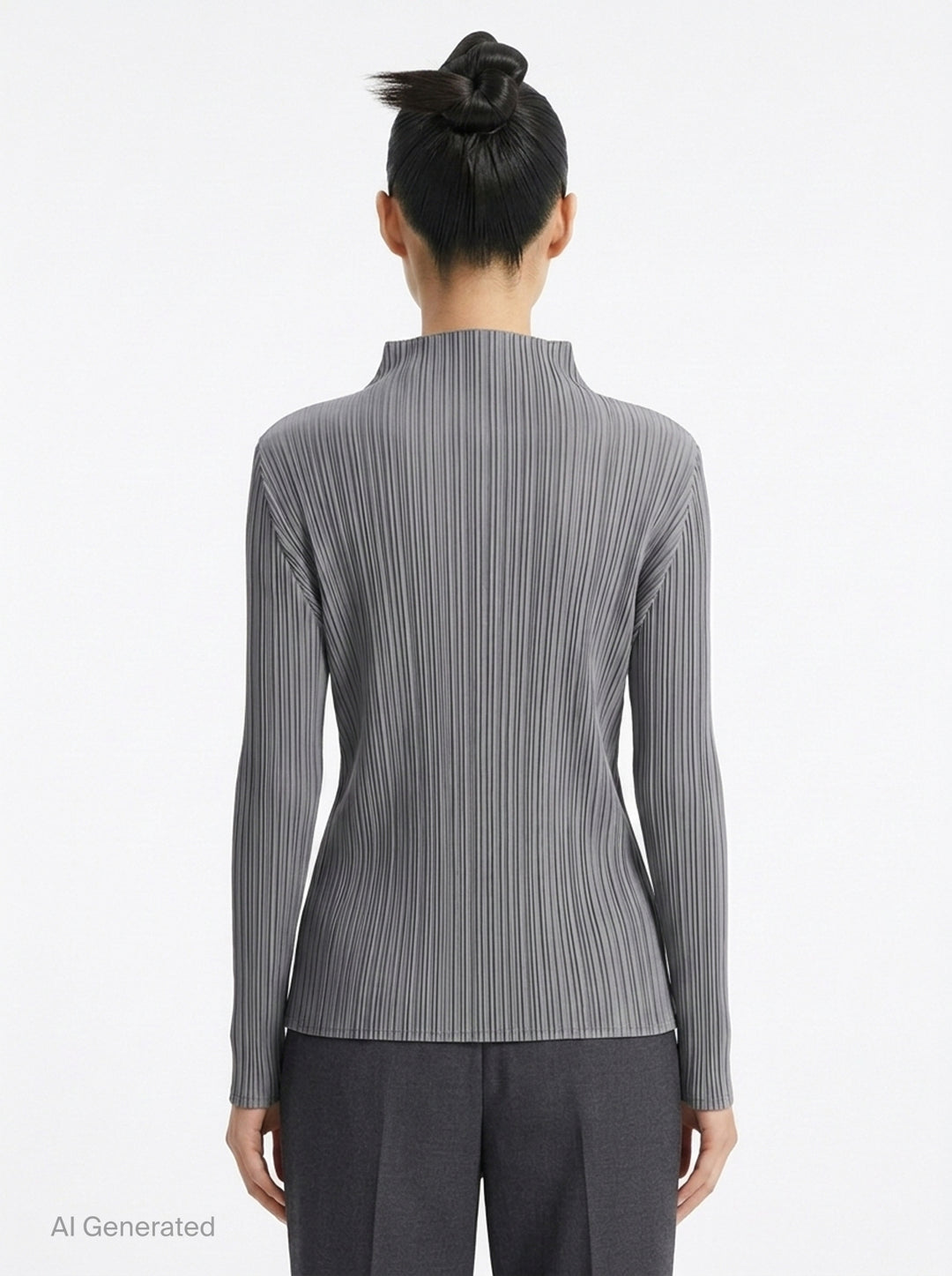 Pleated Long Sleeve Top | Pleats Please Issey Miyake | Club21 - back