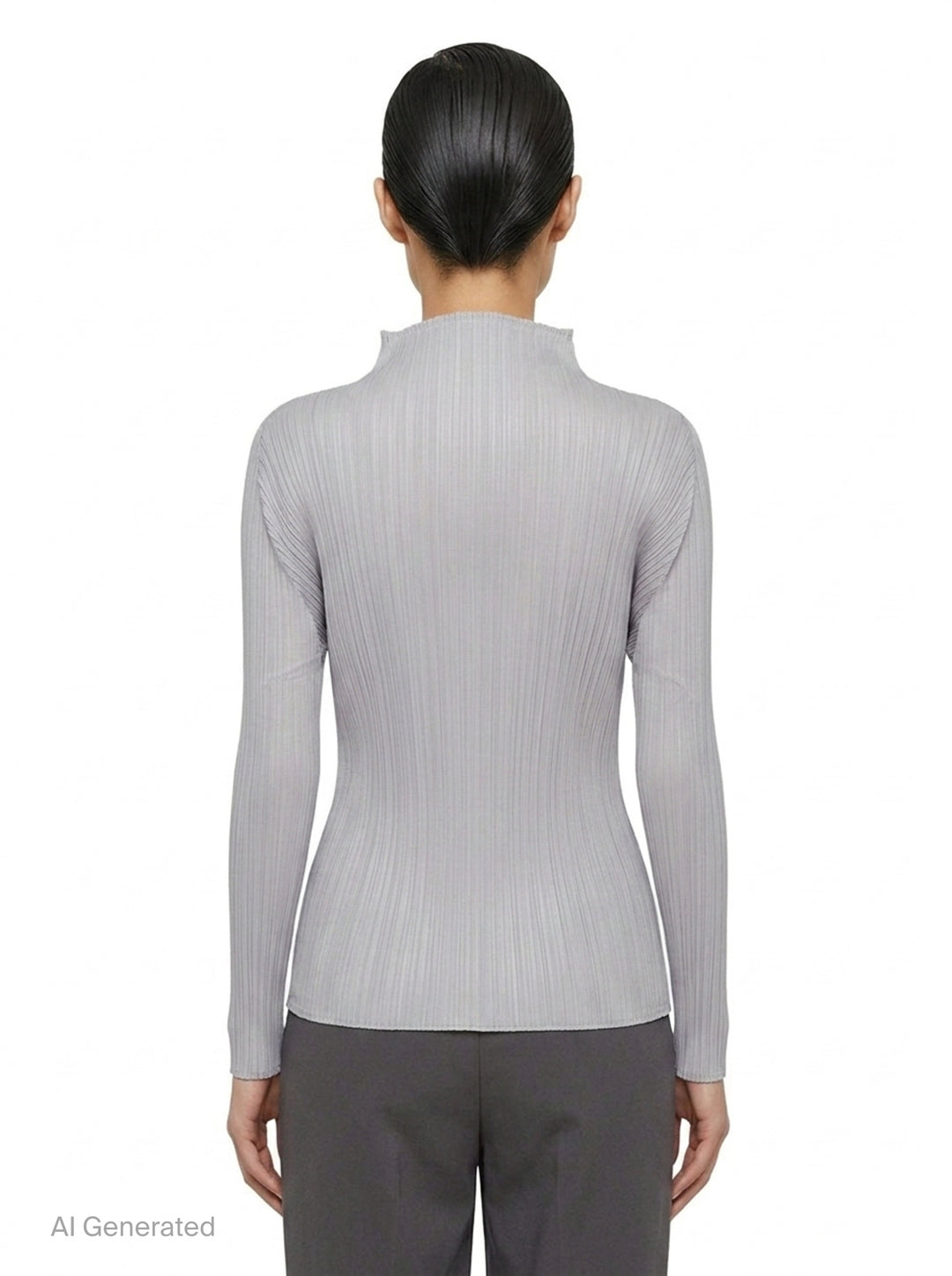 Pleated Turtleneck Top | Pleats Please Issey Miyake | Club21 - back