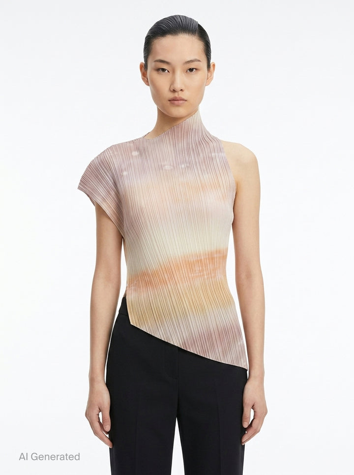 Sea Bubble Pleated Top | Pleats Please Issey Miyake | Club21 - front