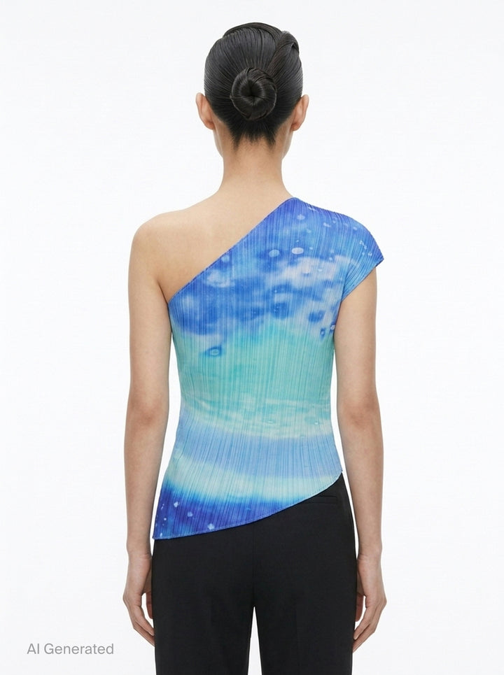 Sea Bubble Pleated Top | Pleats Please Issey Miyake | Club21 - back