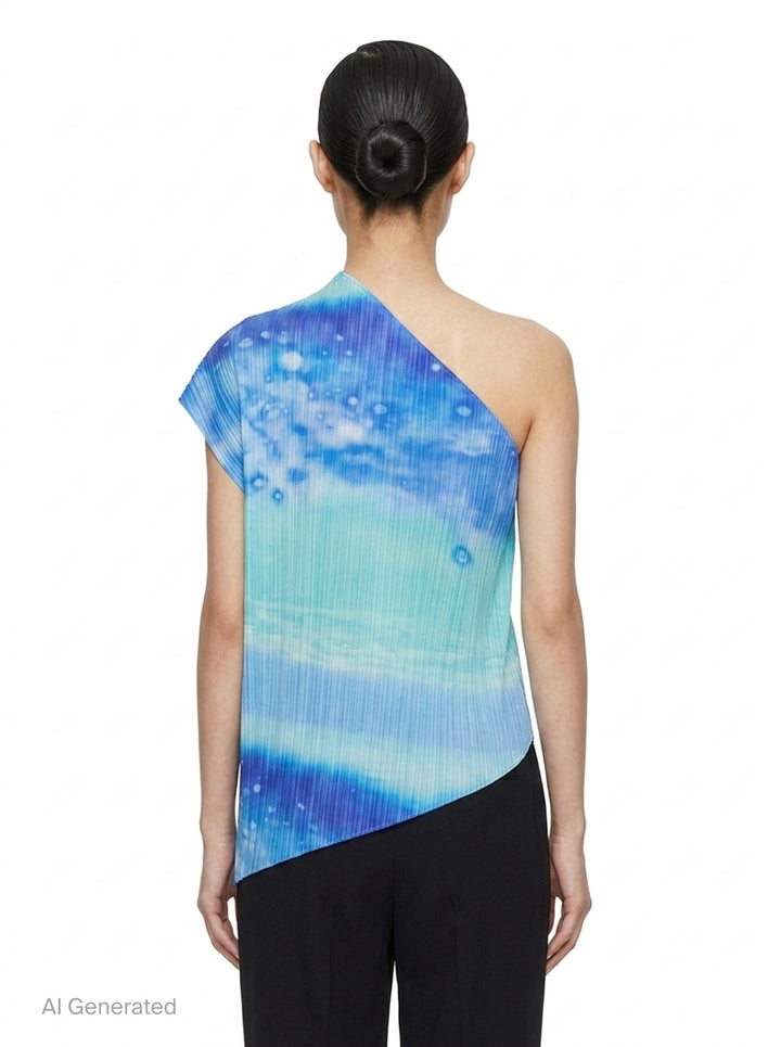 Sea Bubble Pleated Top | Pleats Please Issey Miyake | Club21 - back
