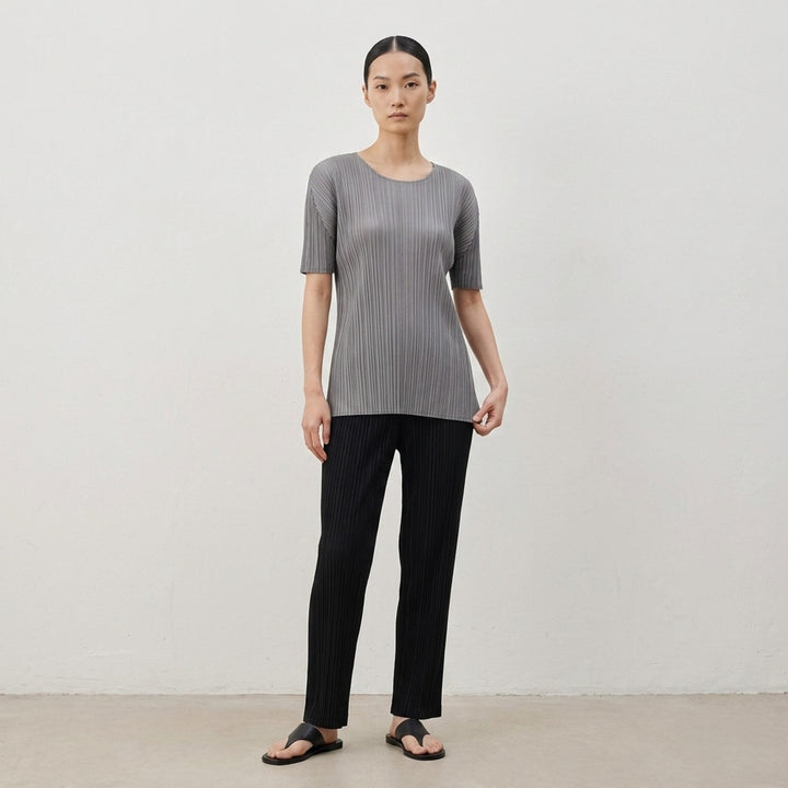 Short Sleeve Pleated Top | Pleats Please Issey Miyake | Club21 - lifestyle