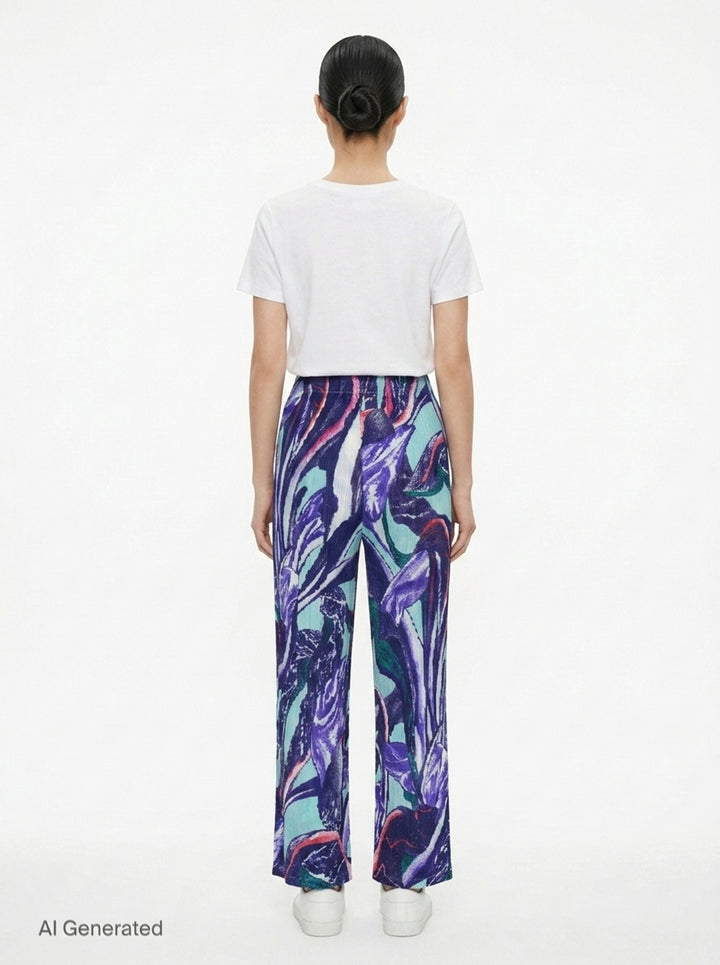 Tardivo Pleated Pants | Pleats Please Issey Miyake | Club21 - back