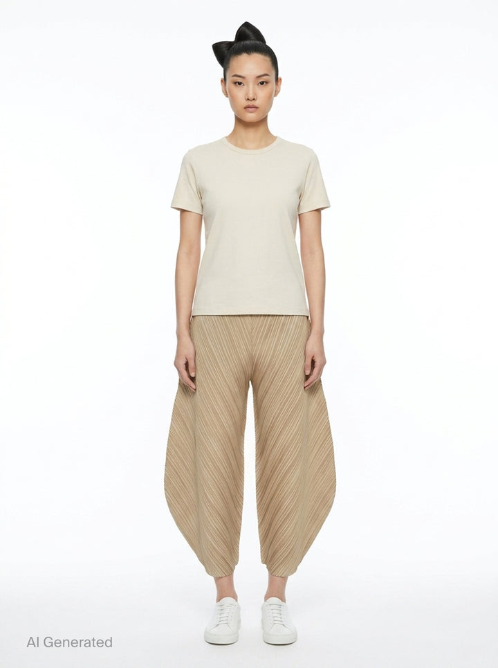 Thicker Bottoms 1 | Pleats Please Issey Miyake | Club21 - front