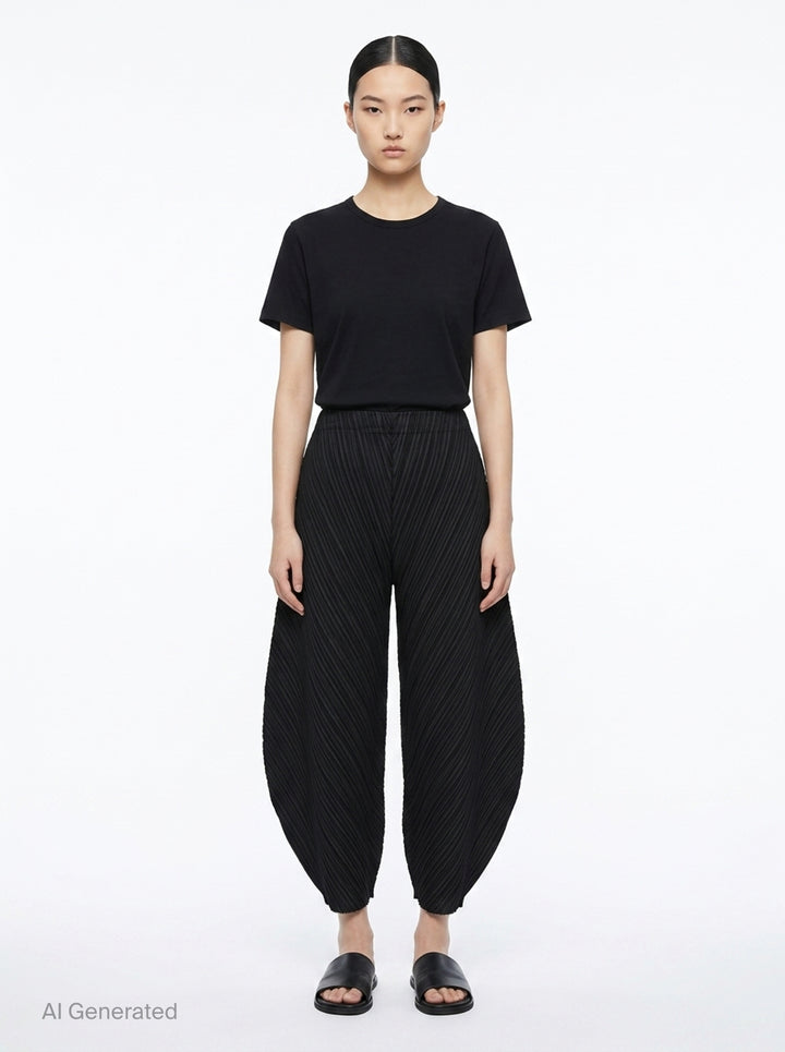 Thicker Bottoms 1 | Pleats Please Issey Miyake | Club21 - front