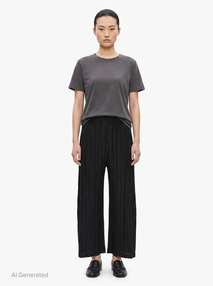 Thicker Bottoms 1 | Pleats Please Issey Miyake | Club21 - front