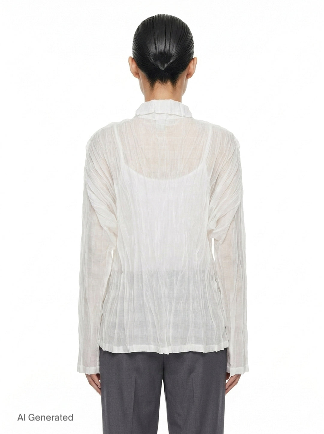 Twisted Border Shirt | Pleats Please Issey Miyake | Club21 - back