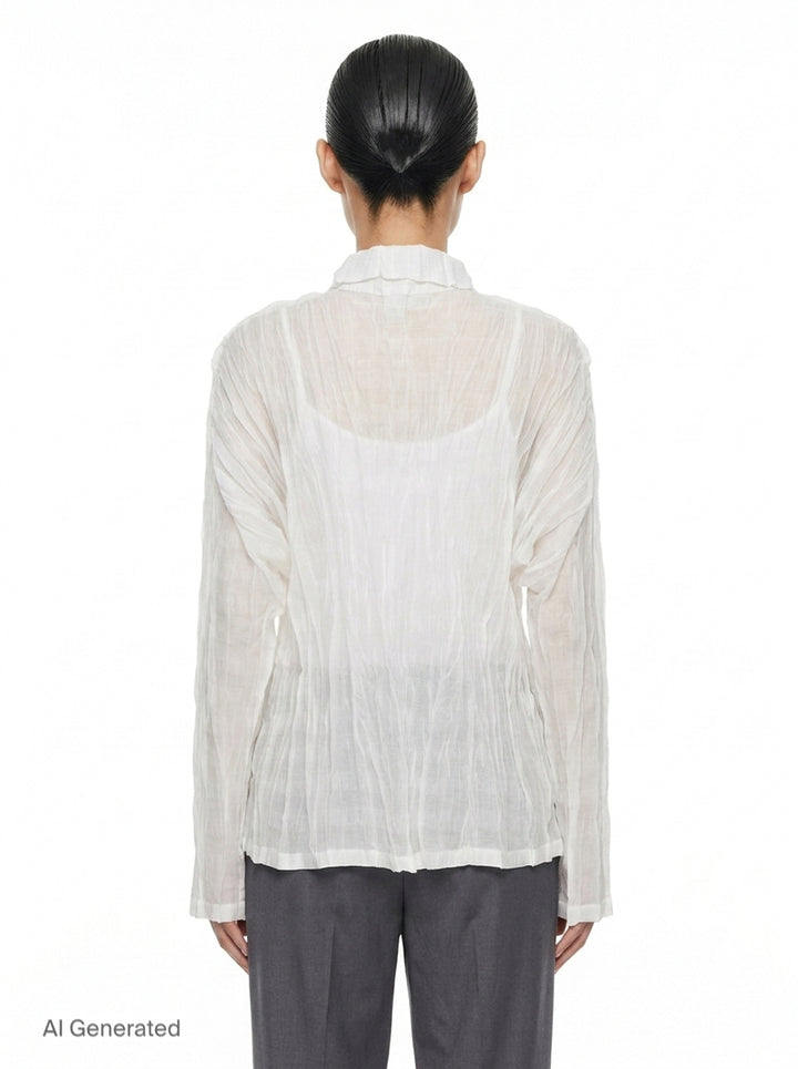 Twisted Border Shirt | Pleats Please Issey Miyake | Club21 - back