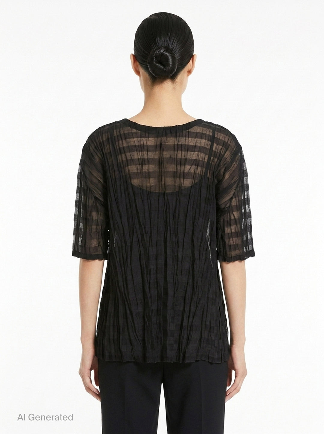 Twisted Border Shirt | Pleats Please Issey Miyake | Club21 - back