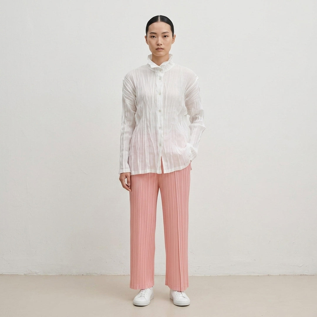 Twisted Border Shirt | Pleats Please Issey Miyake | Club21 - lifestyle