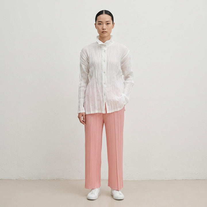 Twisted Border Shirt | Pleats Please Issey Miyake | Club21 - lifestyle