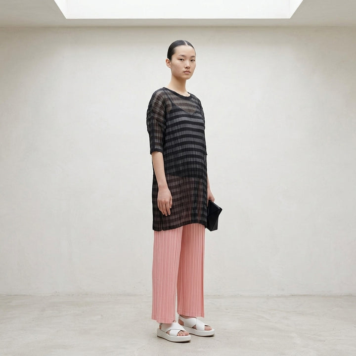 Twisted Border Shirt | Pleats Please Issey Miyake | Club21 - lifestyle