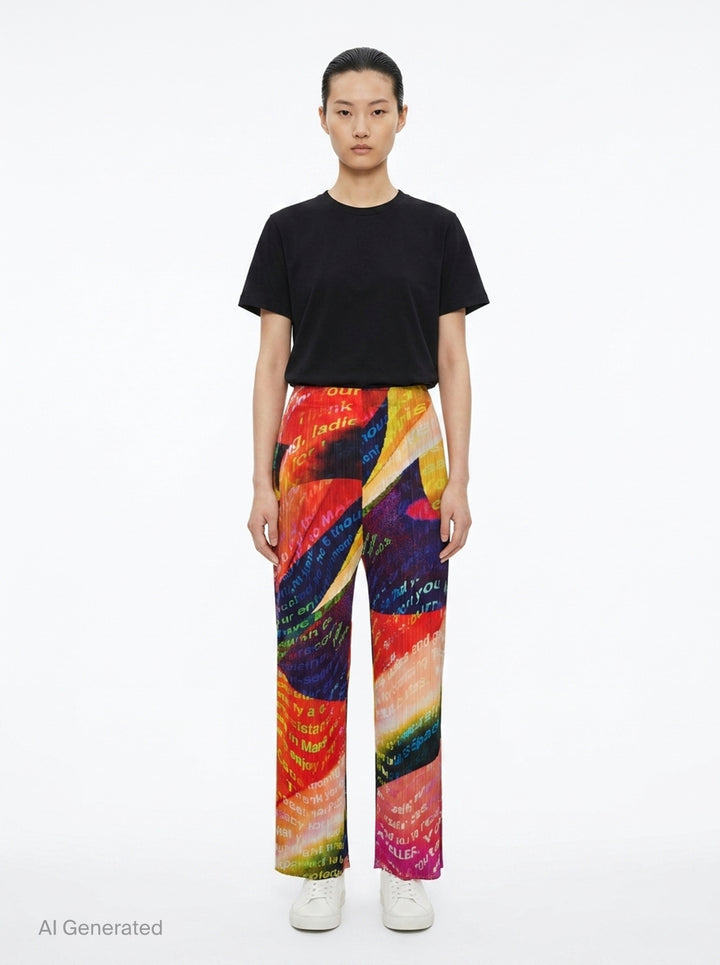 Voyager Pleated Pants | Pleats Please Issey Miyake | Club21 - front