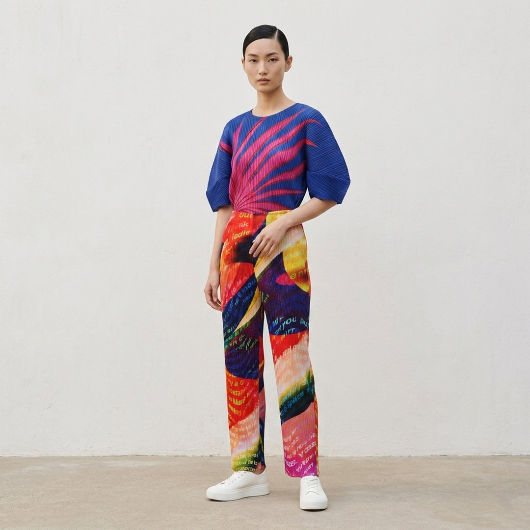 Voyager Pleated Pants | Pleats Please Issey Miyake | Club21 - lifestyle