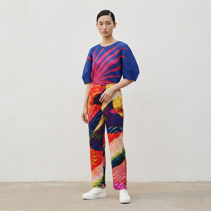 Voyager Pleated Pants | Pleats Please Issey Miyake | Club21 - lifestyle