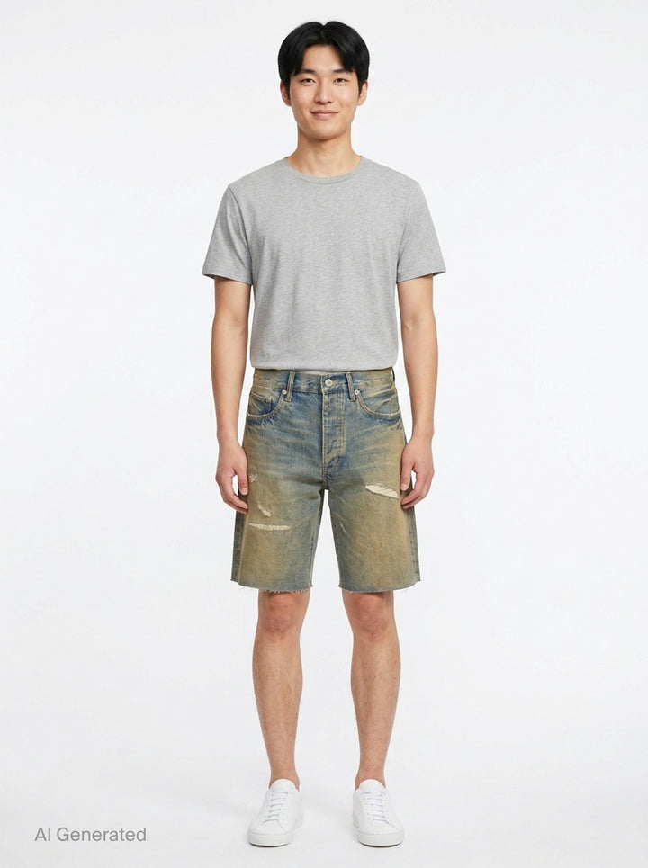 High Summer Destroy Shorts | Purple | Club21 - front