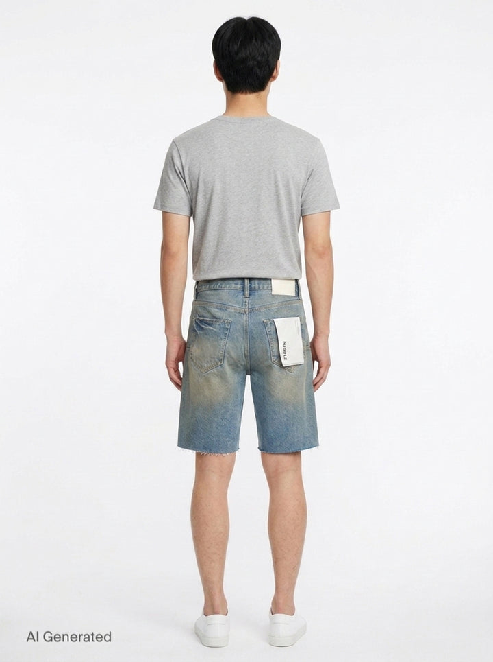 High Summer Destroy Shorts | Purple | Club21 - back