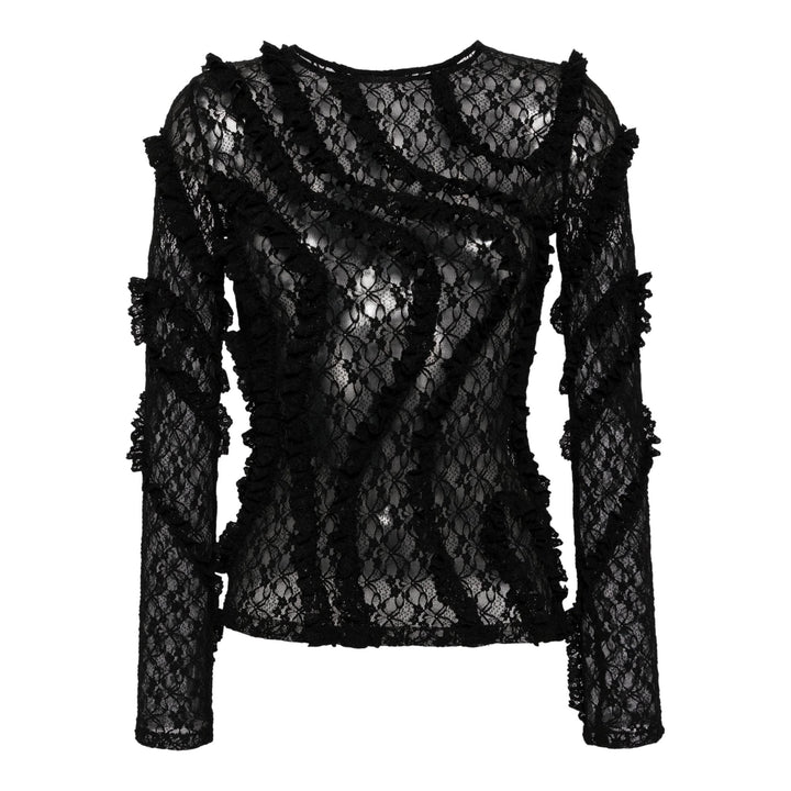 pushBUTTON_Black_Smocked_Fitted_Top_Black