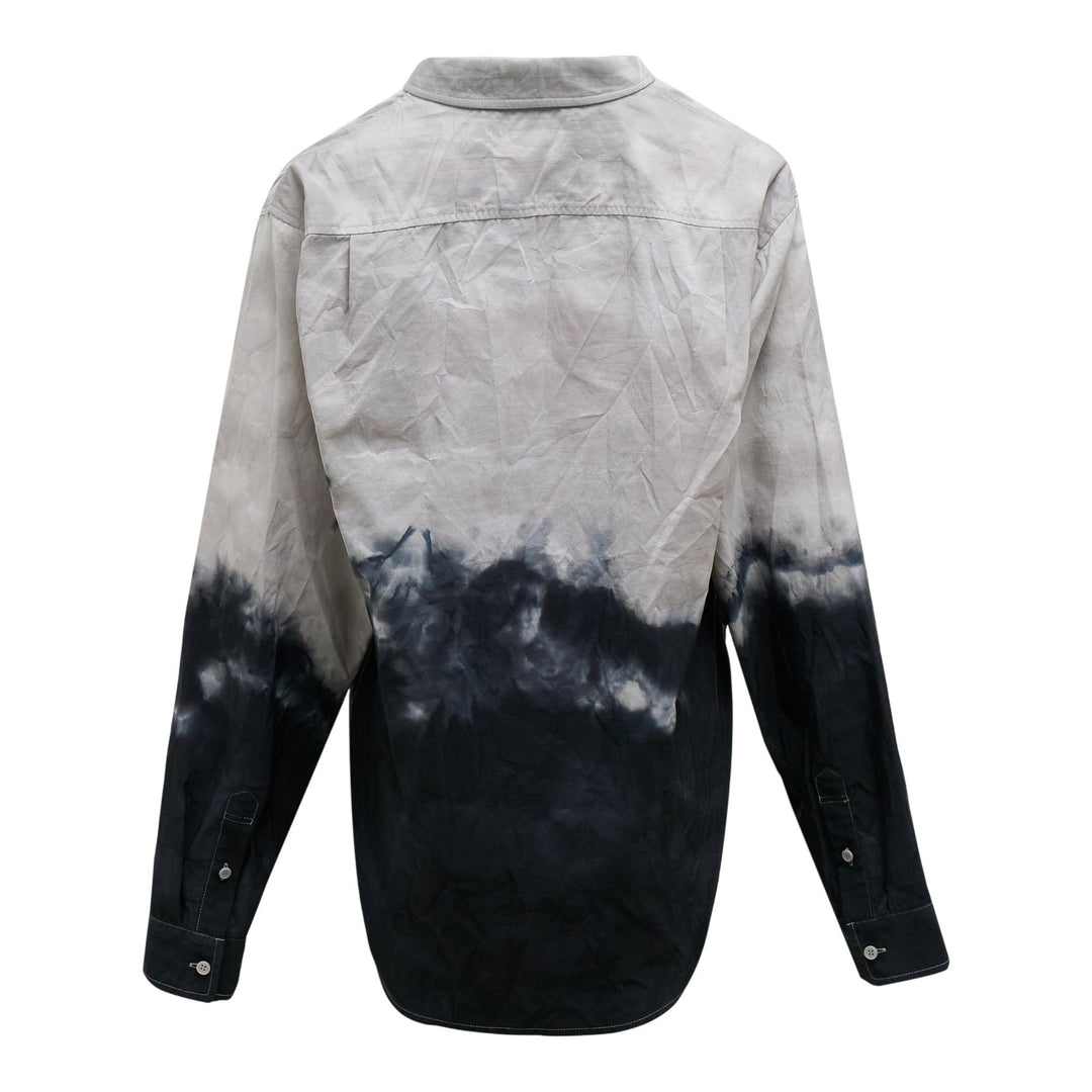 Club21 - pushBUTTON - Blue Dying Point Shirt - BLOUSES - White