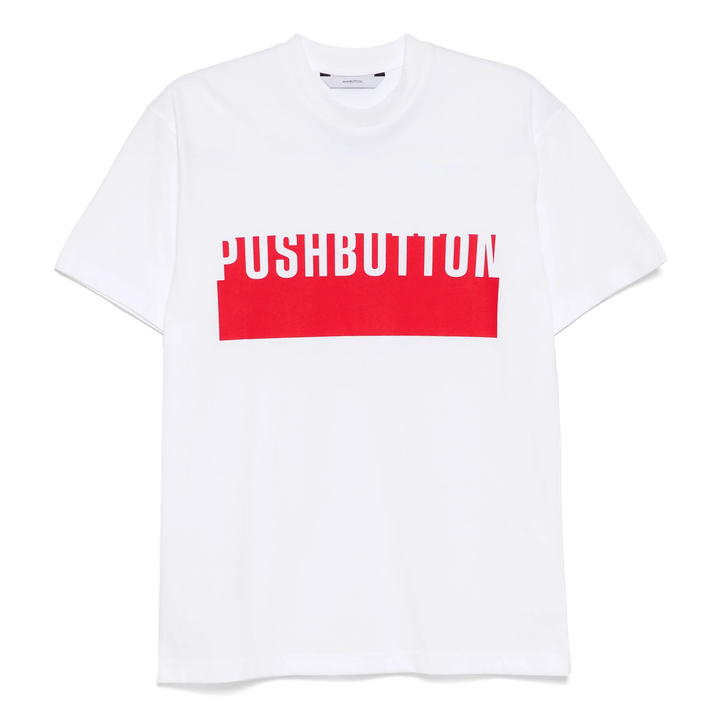 Blue Logo Printed T-Shirt