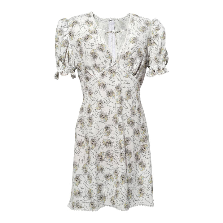 Club21 - pushBUTTON - Crying Girl Printed Lace Dress - DRESSES - White