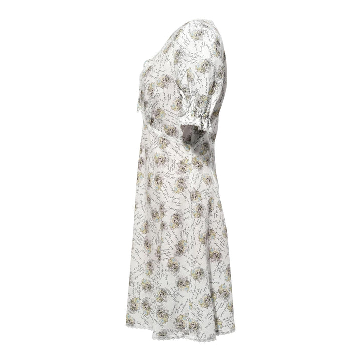 Club21 - pushBUTTON - Crying Girl Printed Lace Dress - DRESSES - White