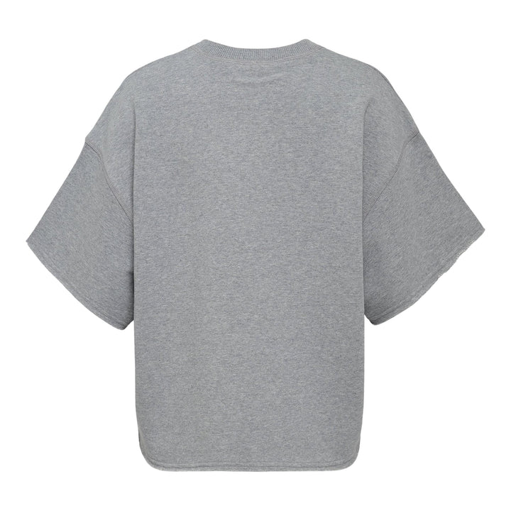 Club21 - pushBUTTON - Gray Bustier Layered Top - TEES - Light Grey