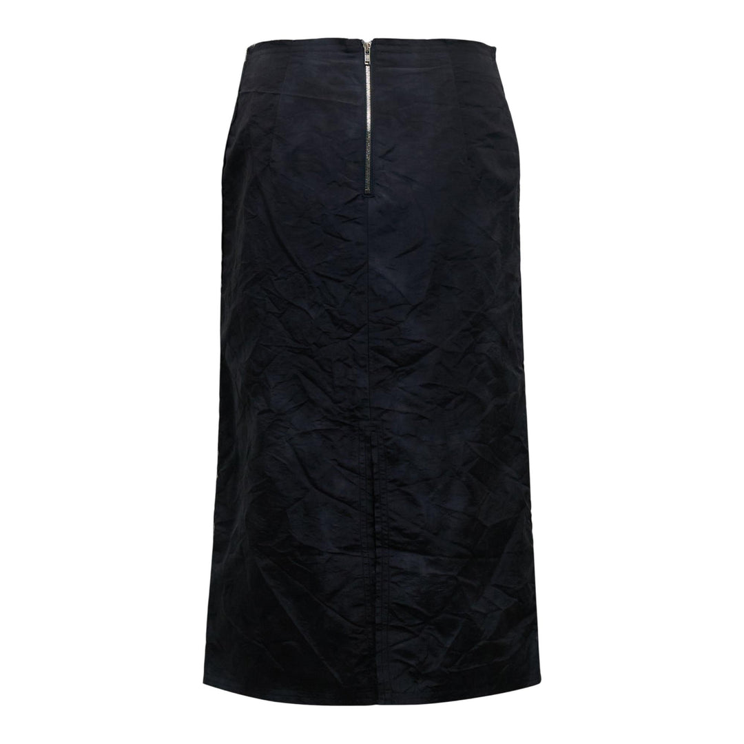 Club21 - pushBUTTON - Navy Dye H-Line Skirt - SHIRTS - Navy
