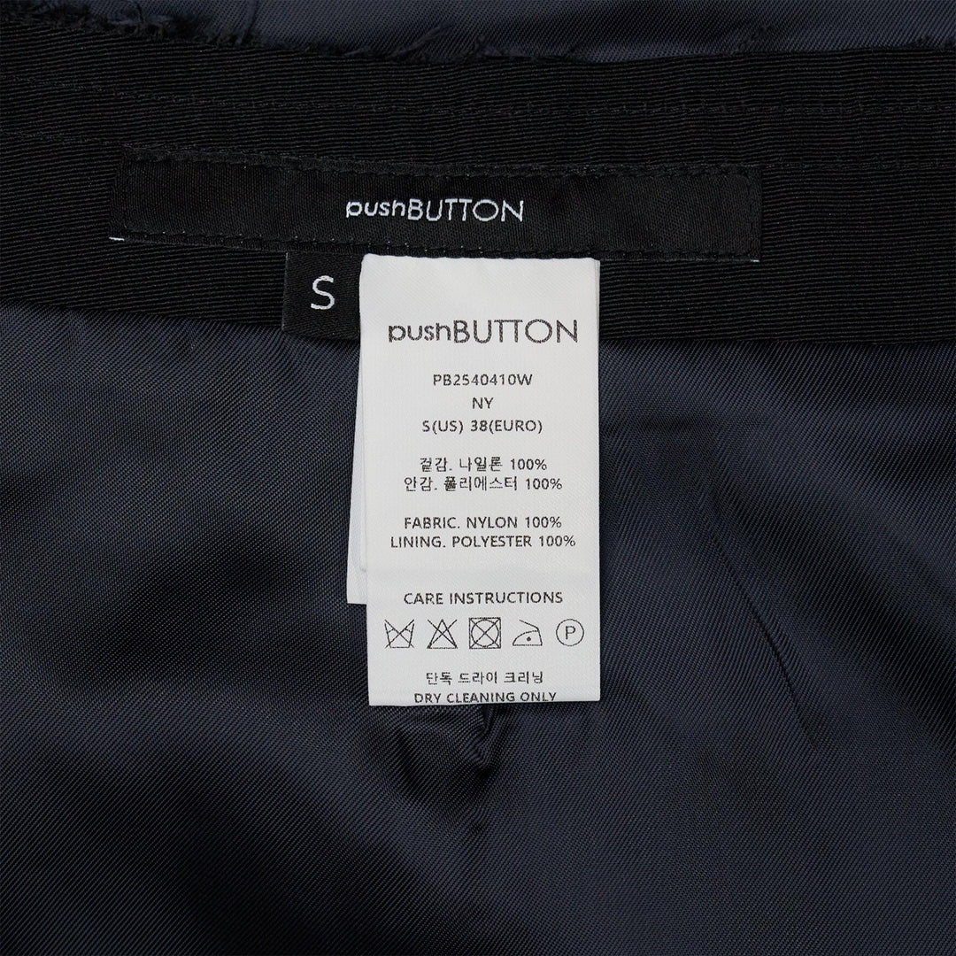 Club21 - pushBUTTON - Navy Dye H-Line Skirt - SHIRTS - Navy