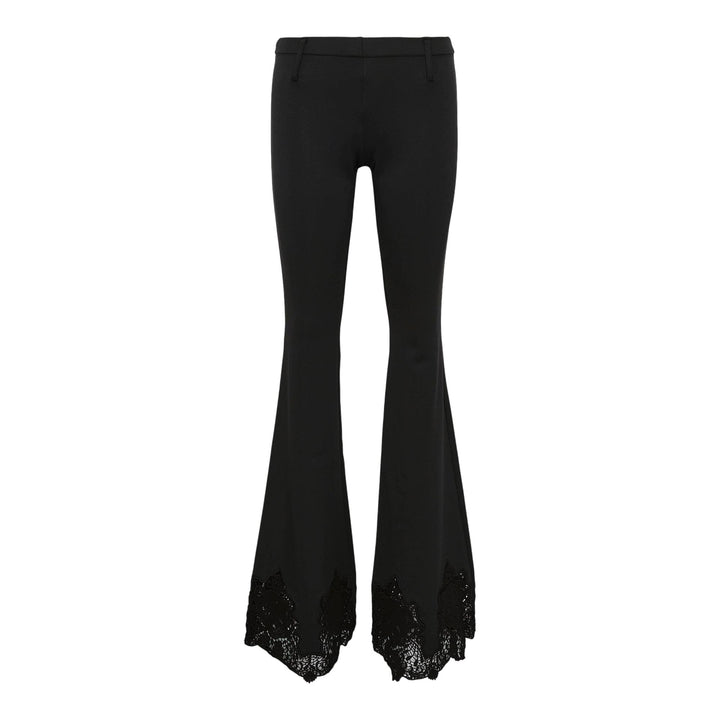 Club21 - pushBUTTON - Push-Skull Lace Hem Jersey Pants - PANTS - Black