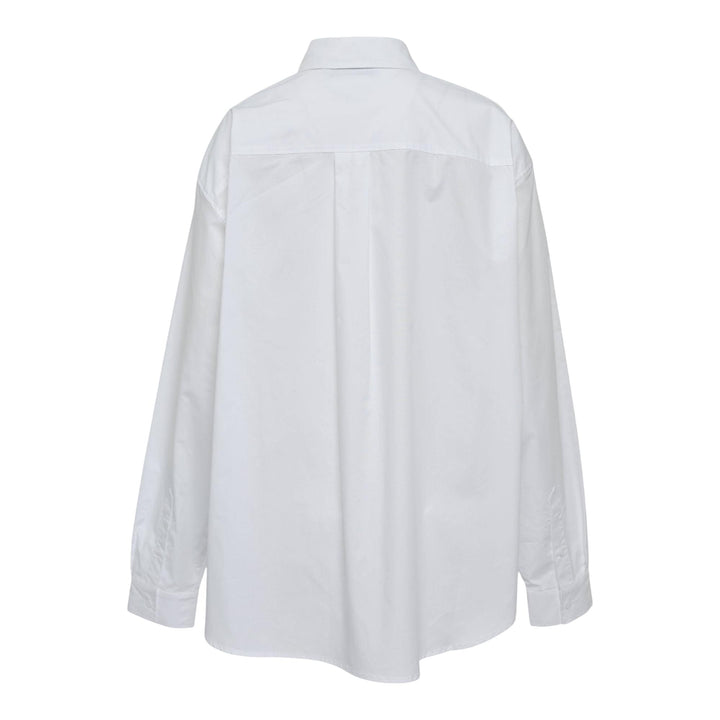 Club21 - pushBUTTON - White Flying Tie Printed Shirt - BLOUSES - White