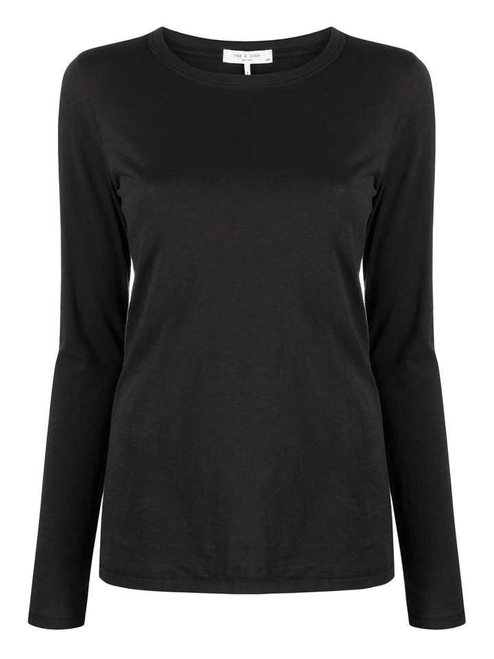 rag-&-bone-The-Slub-Long-Sleeve-Shirt-Black-1