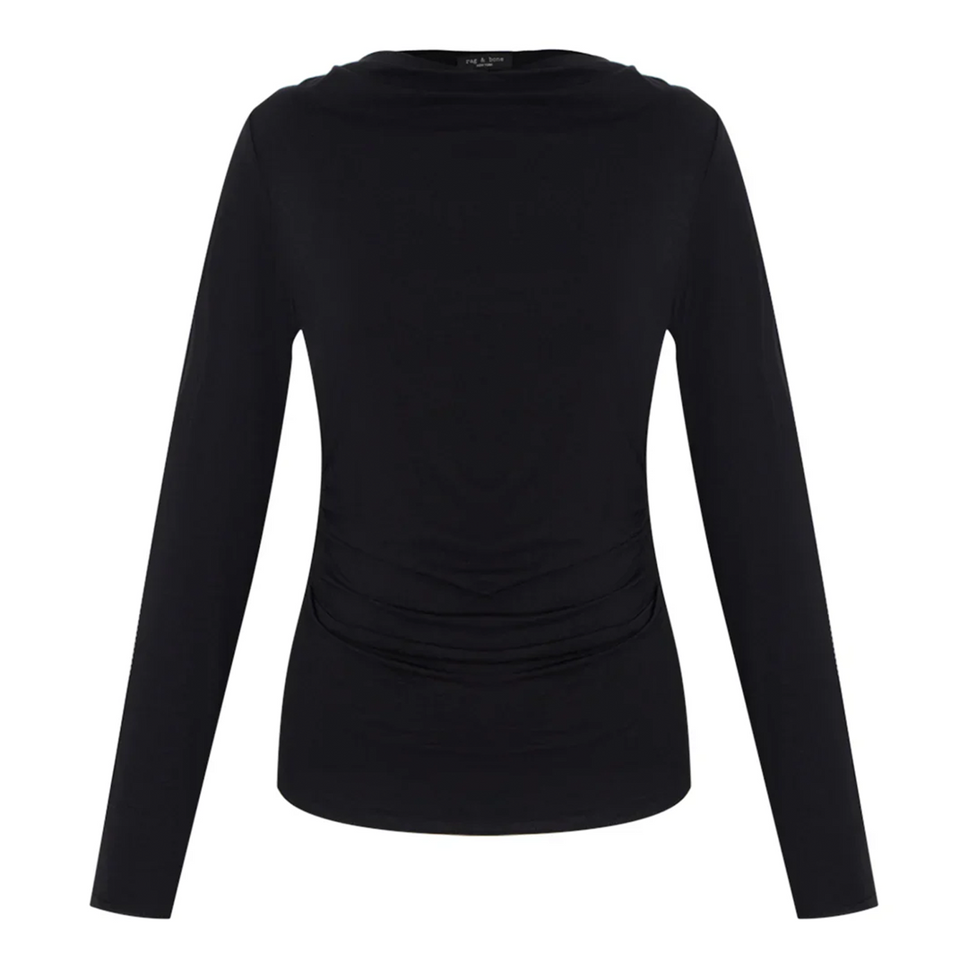 Luca Asymmetric Drape Top