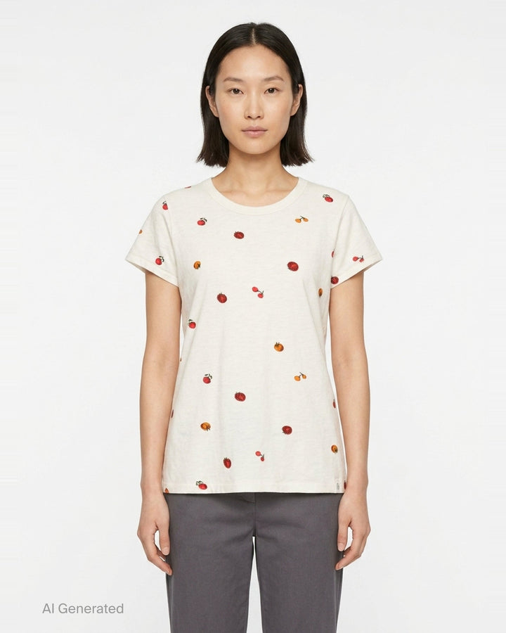 All Over Baby Tomatoes Tee | rag & bone | Club21 - front