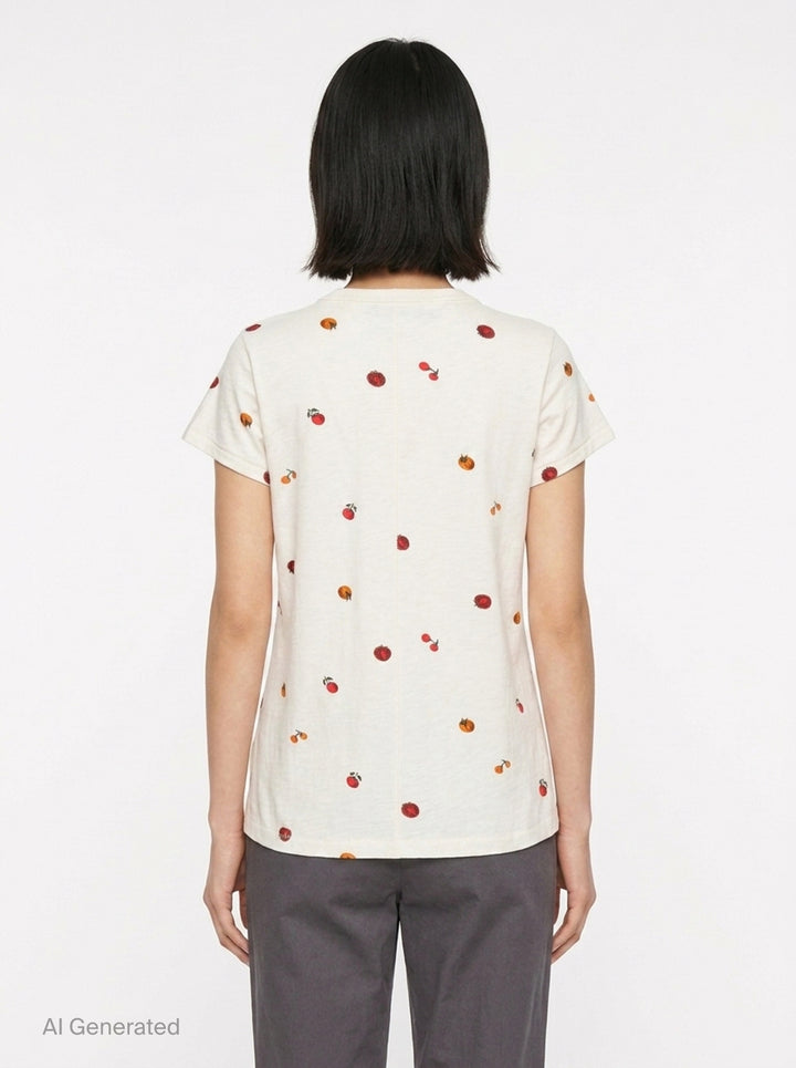 All Over Baby Tomatoes Tee | rag & bone | Club21 - back