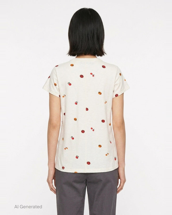 All Over Baby Tomatoes Tee | rag & bone | Club21 - back